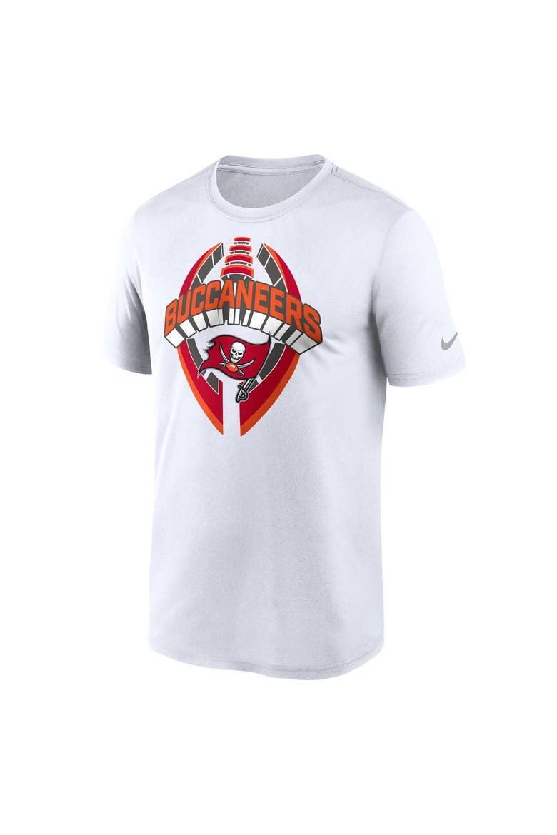 Men's Nike White Tampa Bay Buccaneers Legend Icon Performance T-Shirt, Alternate, color, White