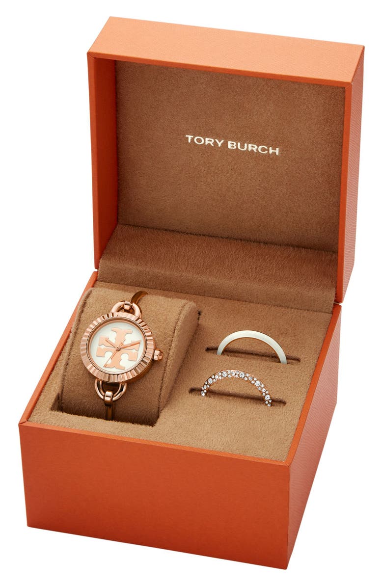 Tory Burch The Miller Bangle Watch Set, 27mm, Alternate, color,