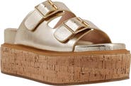 SHUSHOP Lucinda Platform Wedge Slide Sandal