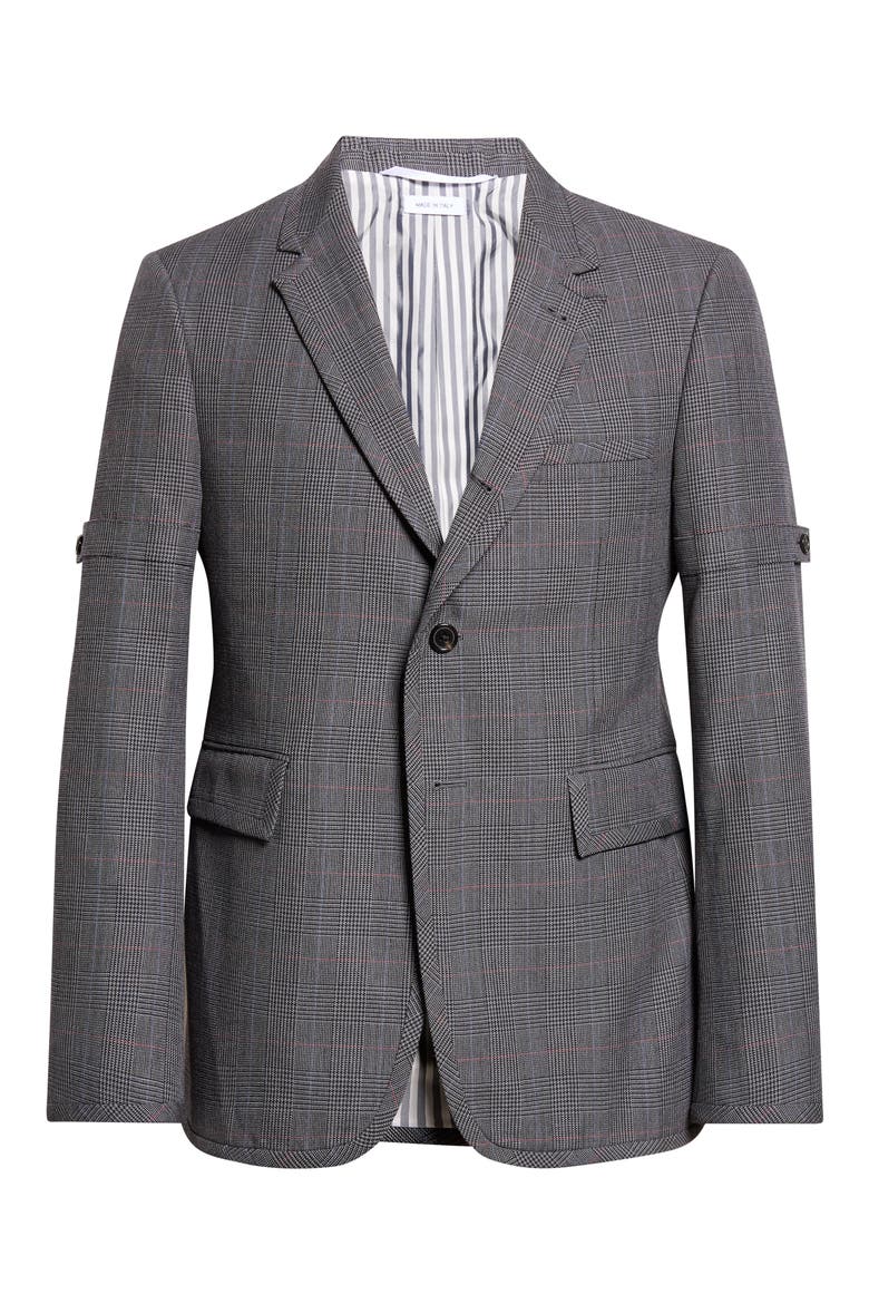 Virgin Wool Sport Coat, Main, color, DARK GREY