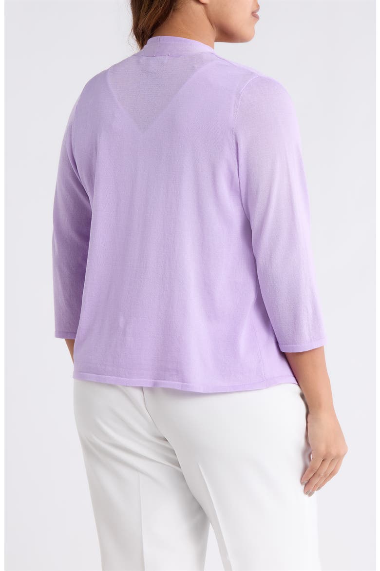 Self Edge Open Front Cardigan, Alternate, color, LAVENDER MIST