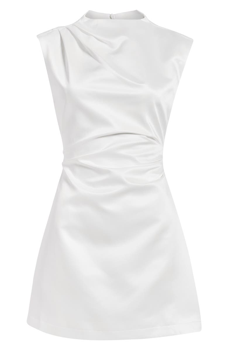 Odd Muse The Ultimate Muse Cap Sleeve Satin Minidress, Alternate, color, White