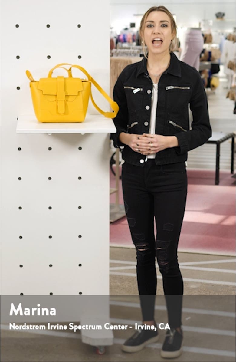 Mini Maestra Leather Satchel, sales video thumbnail