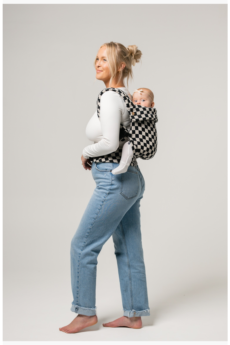 The Monarch Buckle Baby Carrier, Alternate, color, Ebony Check