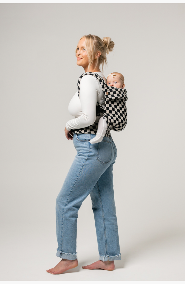 Mabē The Monarch Buckle Baby Carrier, Alternate, color, Ebony Check
