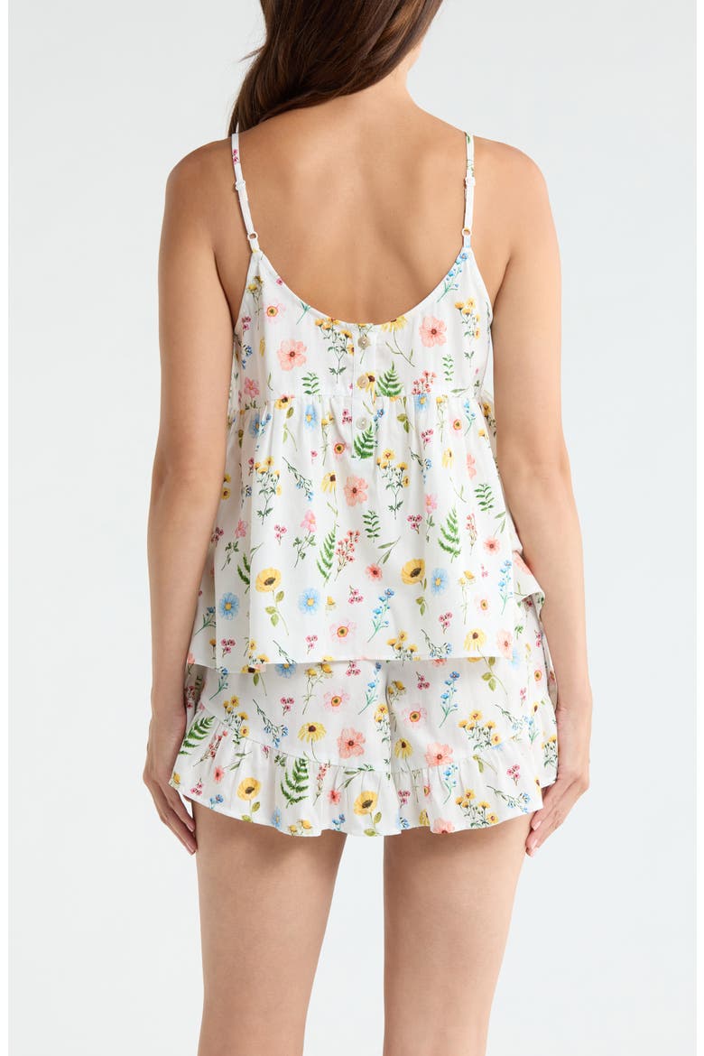 Elodie Cami Boxer Pajamas, Alternate, color, WHITE