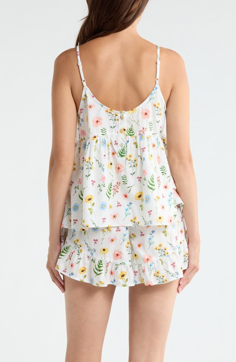 Papinelle Elodie Cami Boxer Pajamas, Alternate, color, White