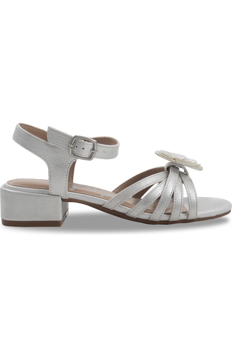 Sam Edelman Kids' Calla Flower Ankle Strap Sandal, Alternate, color, White