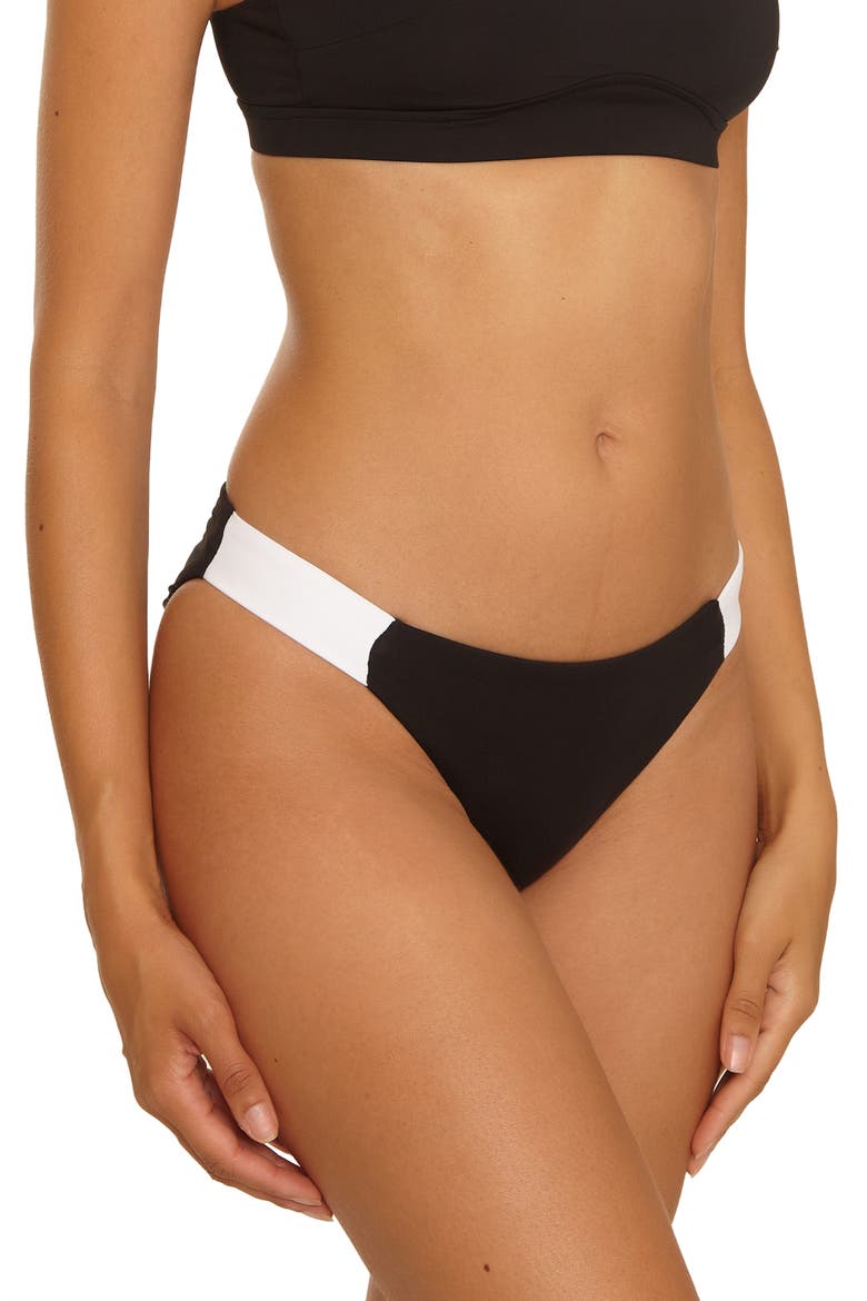 Sport Mode Hipster Bikini Bottoms, Alternate, color, BLACK