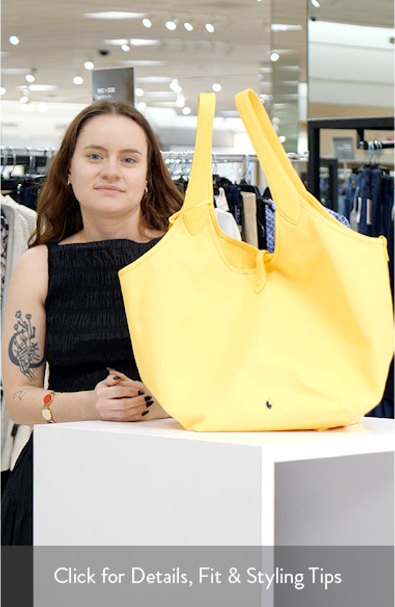 Large Polo Play Canvas Tote, sales video thumbnail