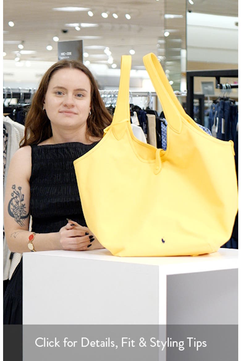 Large Polo Play Canvas Tote video