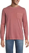 Lands' End Super-T Long Sleeve T-Shirt with Pocket