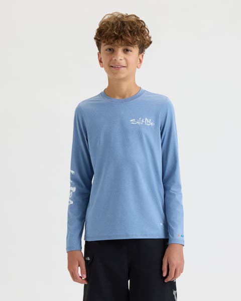 Boys Freedom Line Performance Long Sleeve Tee