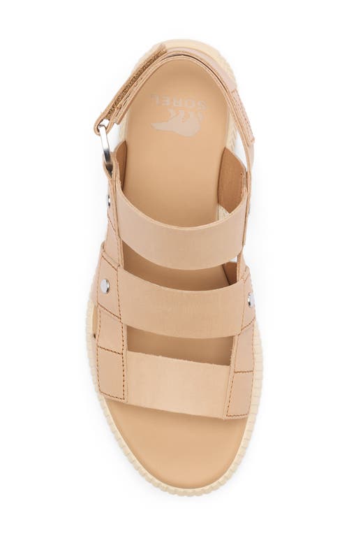 Sorel Ona Ave Slingback Sandal In Honest Beige/bleached Ceramic