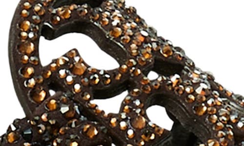 Tory Burch Miller Knotted Crystal Sandals Cocoa In Brown