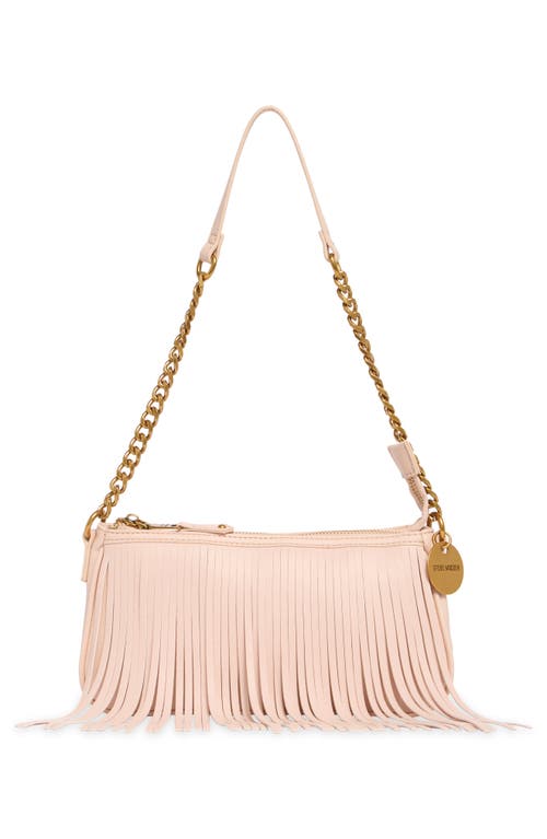Steve Madden Bcelia Fringe Shoulder Bag In Linen Pink