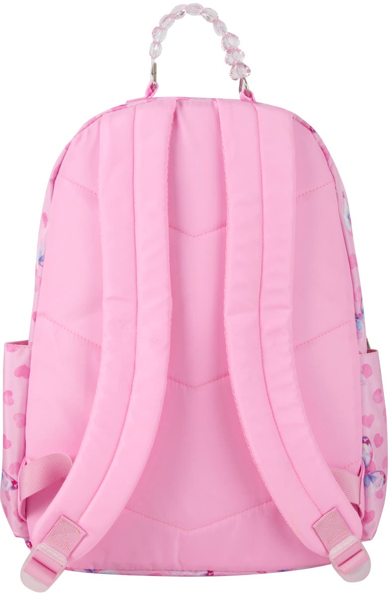 Jessica Simpson Kids' Embellished Handle Backpack, Alternate, color, Pink