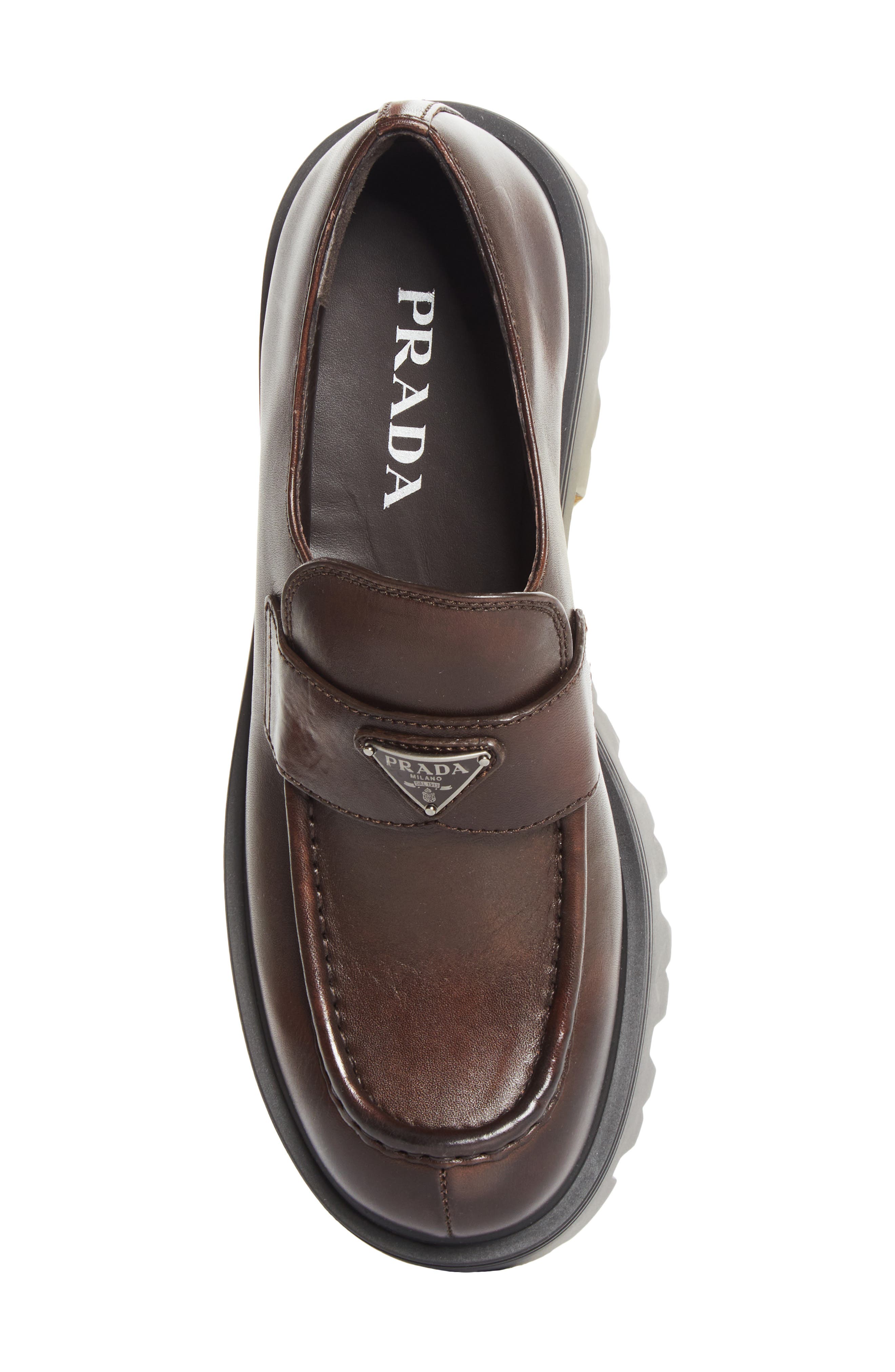 Lug Sole Loafer, Alternate, color, TEAK