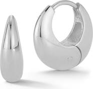 SPHERA MILANO Chubby Huggie Hoop Earrings
