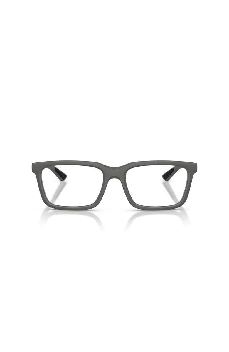 Prada Linea Rossa 54mm Rectangle optical glasses, Alternate, color, Grey