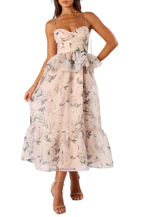 Kennie Floral Print Midi Dress