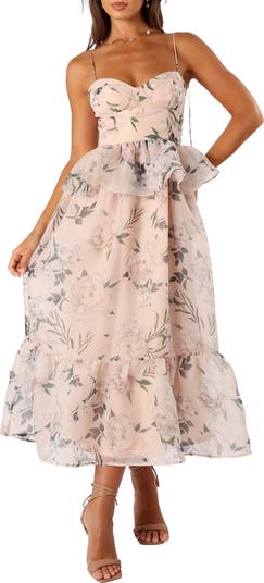 Kennie Floral Print Midi Dress