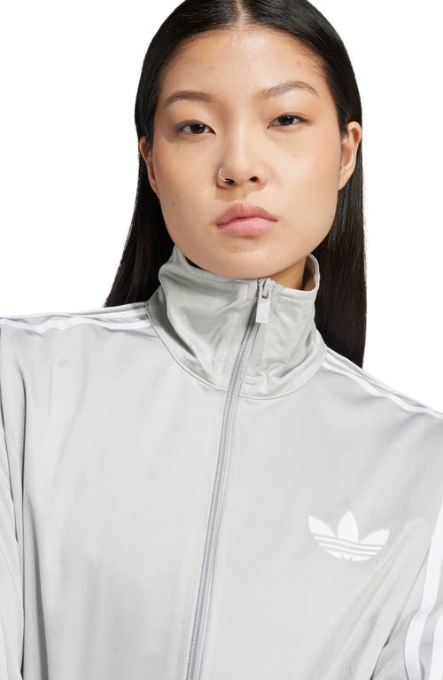 Shop Adidas Originals Firebird Recycled Polyester Track Jacket In Grey