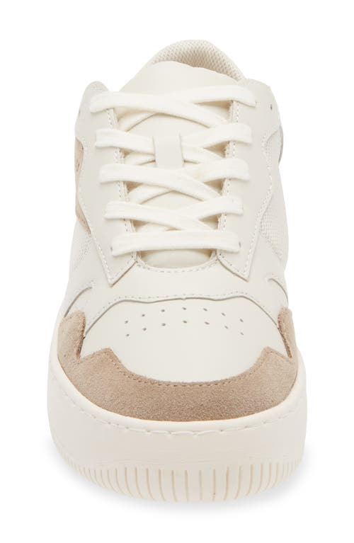 Reiss Ruth Platform Sneaker In Taupe