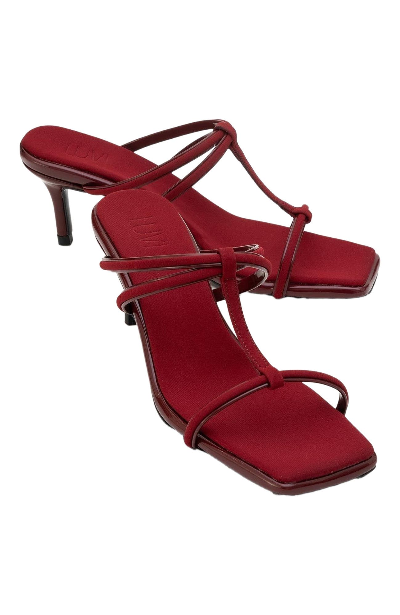  Burgundy Faux Leather