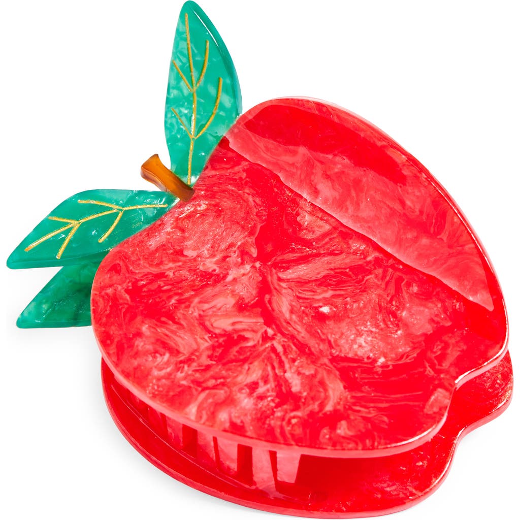 Solar Eclipse Big Apple Hair Clip in Red  product