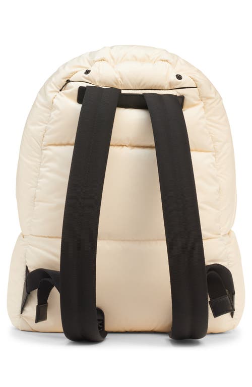 Moncler Caradoc Puffer Backpack In White