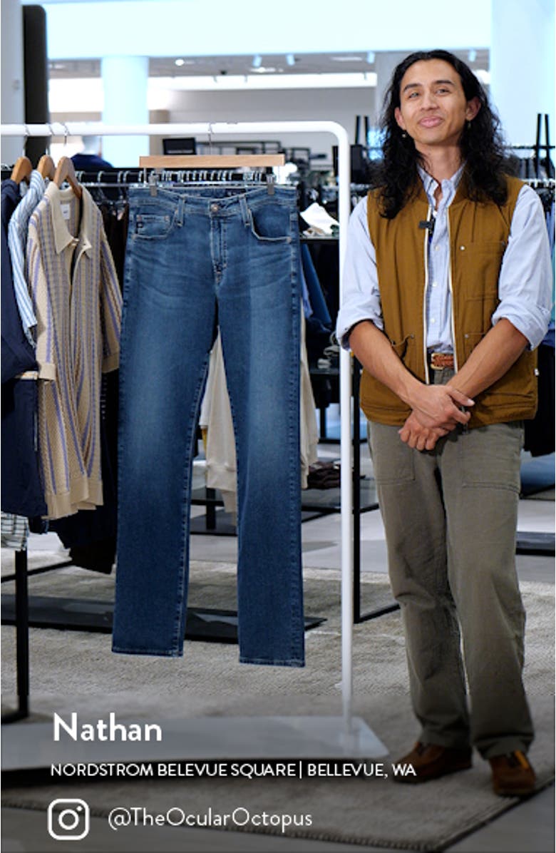 Everett AG CLOUD SOFT DENIM<sup>™</sup> Slim Straight Leg Jeans, sales video thumbnail