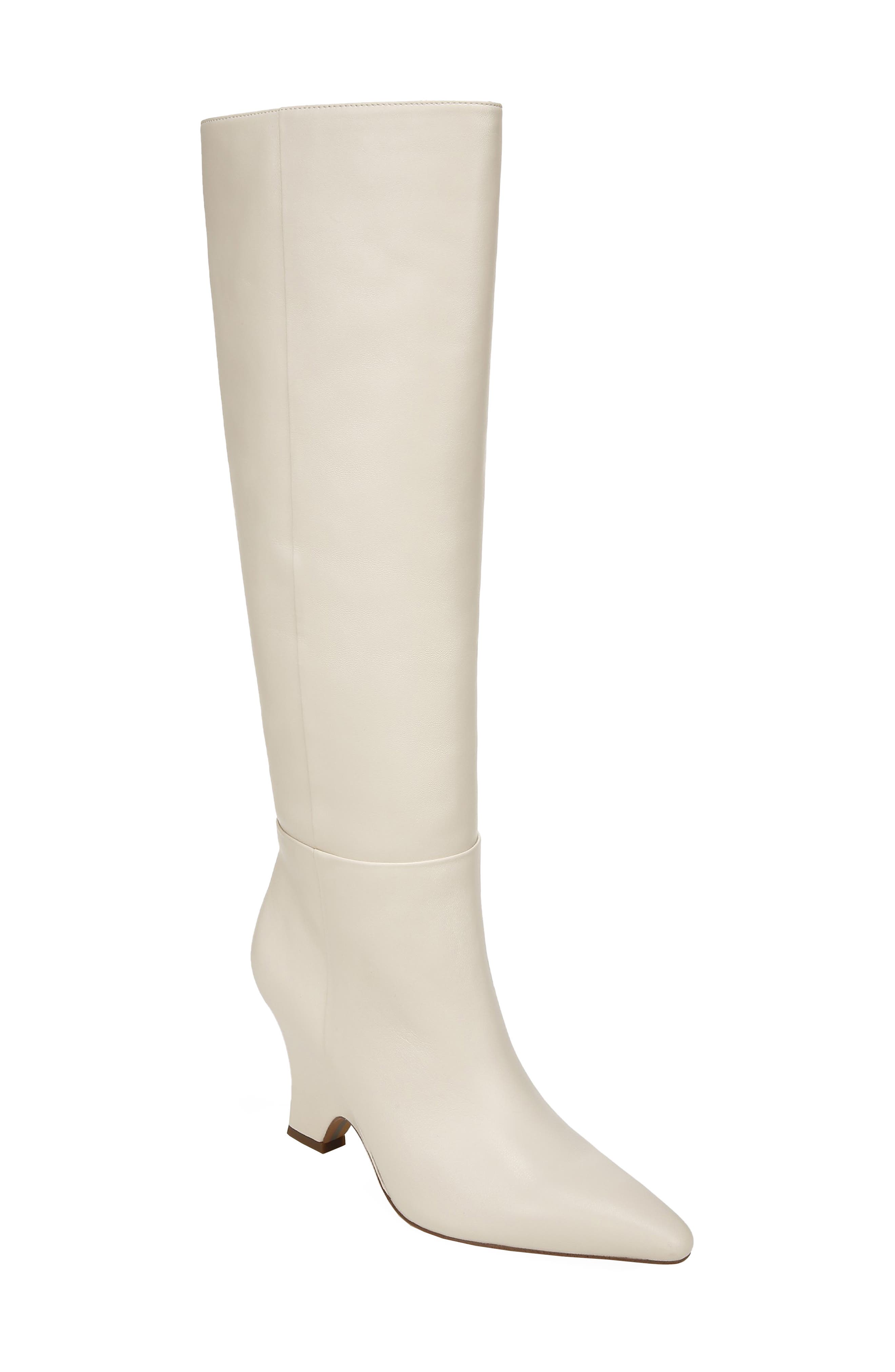 Vance Pointed Toe Knee High Boot, Main, color, MODIVORY