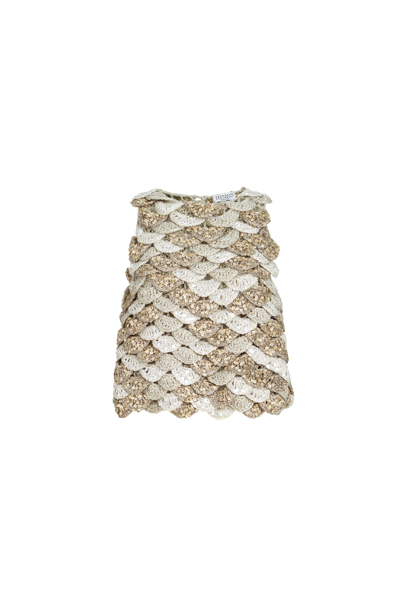 Dazzling Shell OPERA top, Main, color, Light Grey