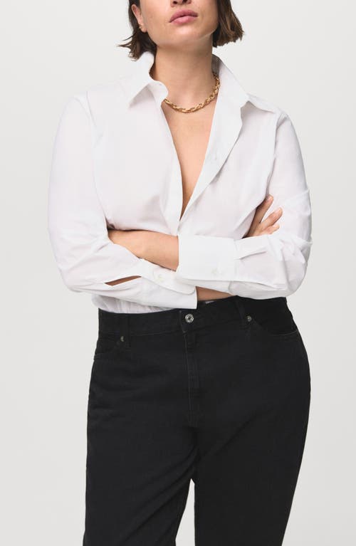 Mango Crop Mom Jeans In Black