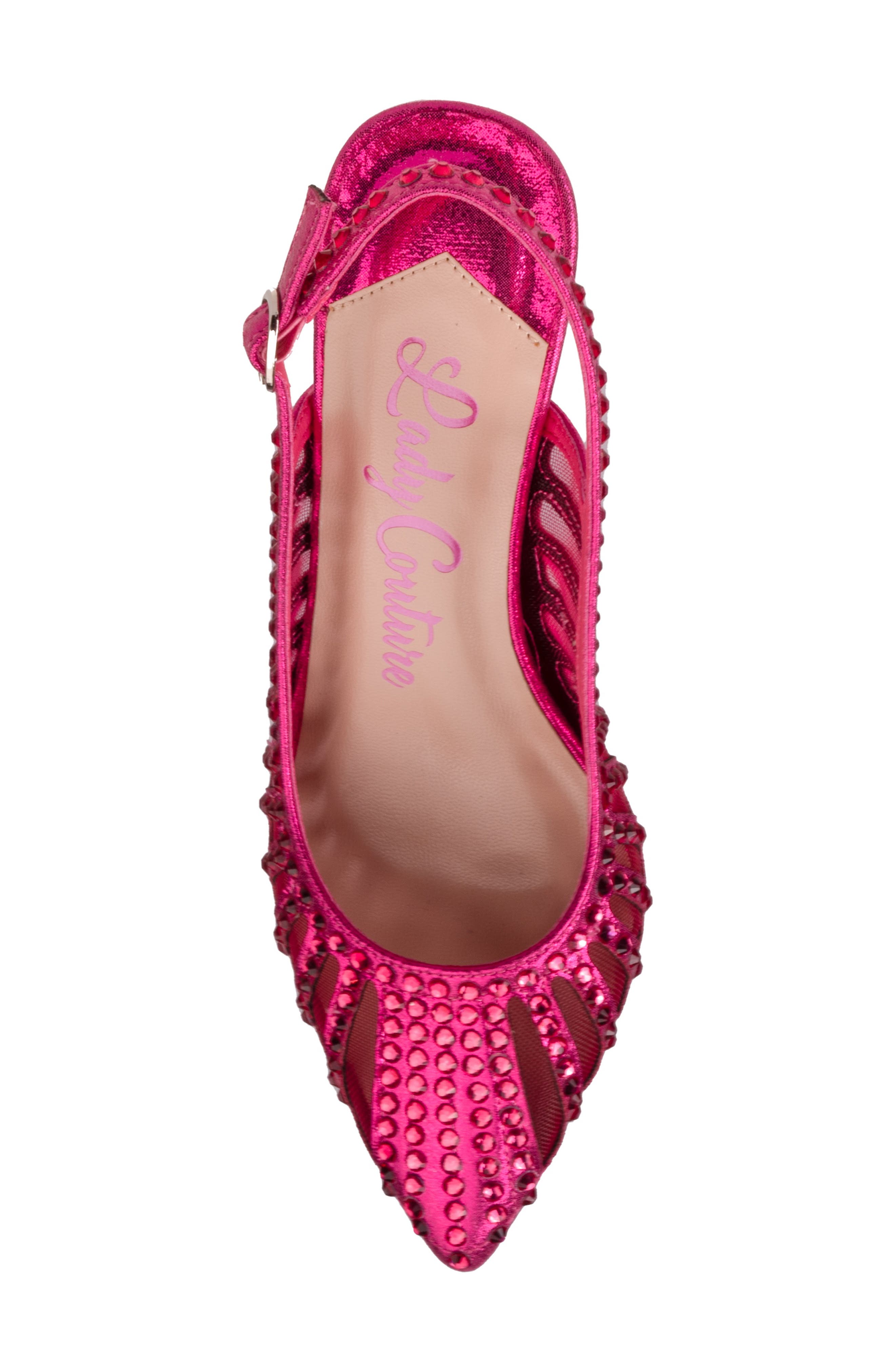 Rosita Slingback Pump, Alternate, color, FUCHSIA