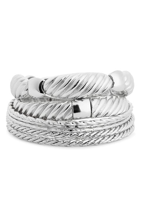 7-Piece Mixed Bangle Bracelet Set