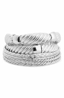 NORDSTROM RACK 7-Piece Mixed Bangle Bracelet Set