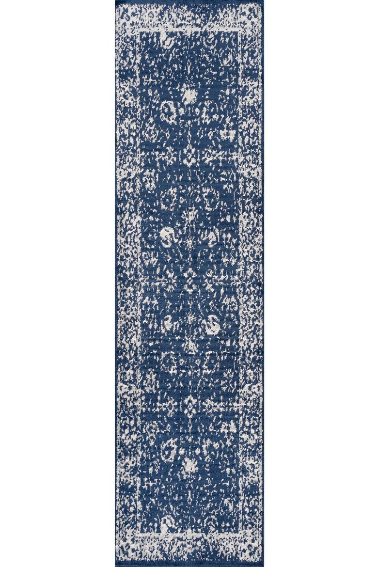 Soleiman Modern Persian Area Rug, Main, color, Navy