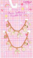 Capelli New York Kids' Charm Bracelet & Necklace Set