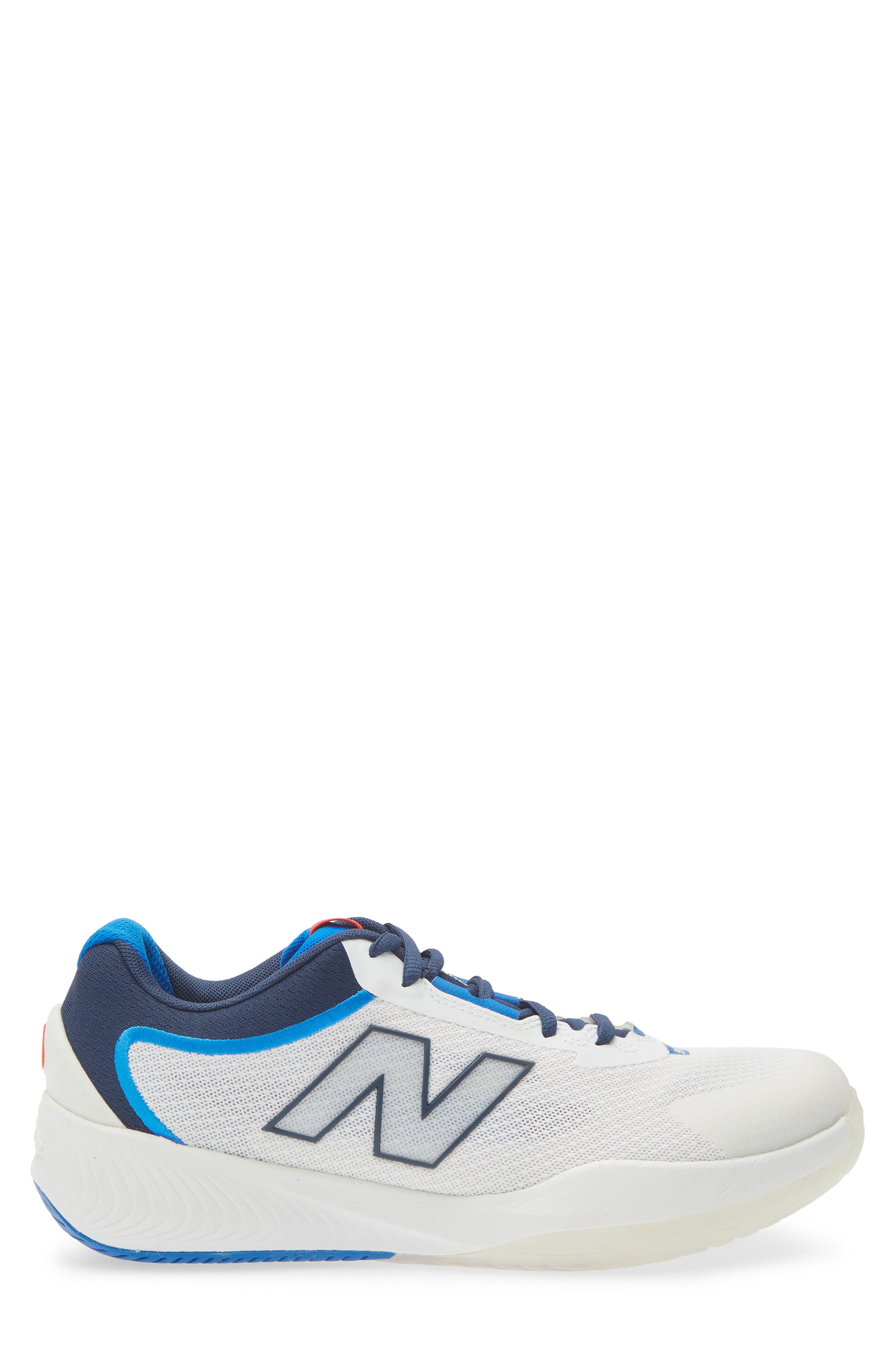New Balance 996 Tennis Sneaker - Multiple Widths Available, Alternate, color, White/ Navy