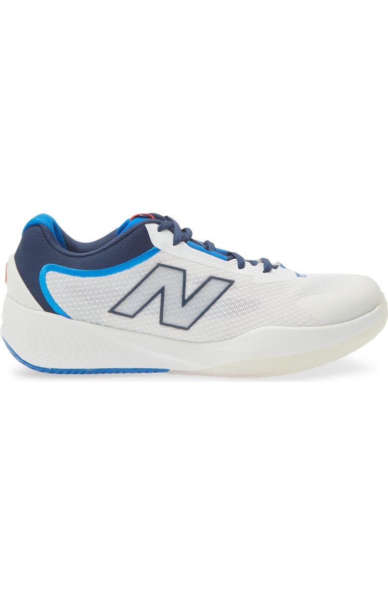 New Balance 996 Tennis Sneaker - Multiple Widths Available, Alternate, color, White/ Navy