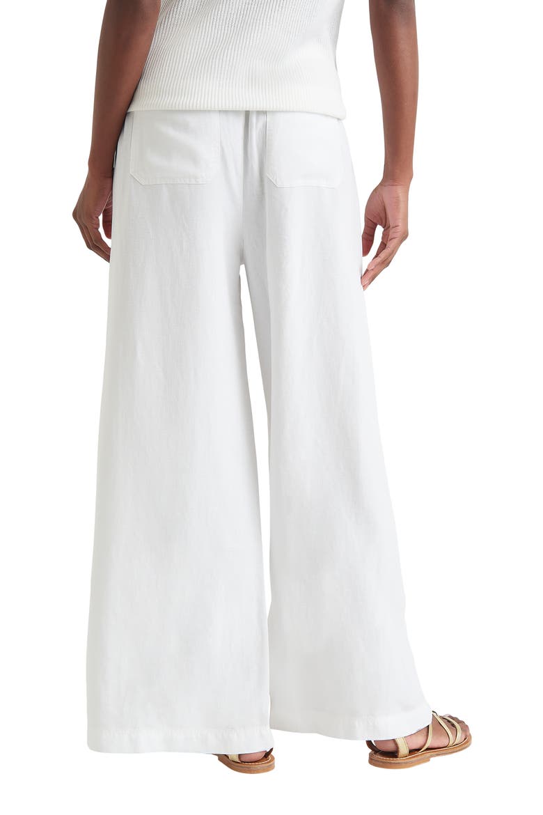 Angie Palazzo Pants, Alternate, color, WHITE