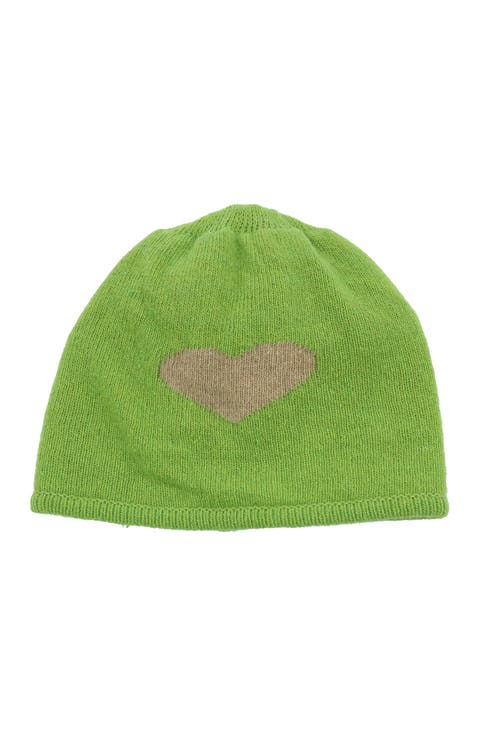 Heart Wool Blend Beanie