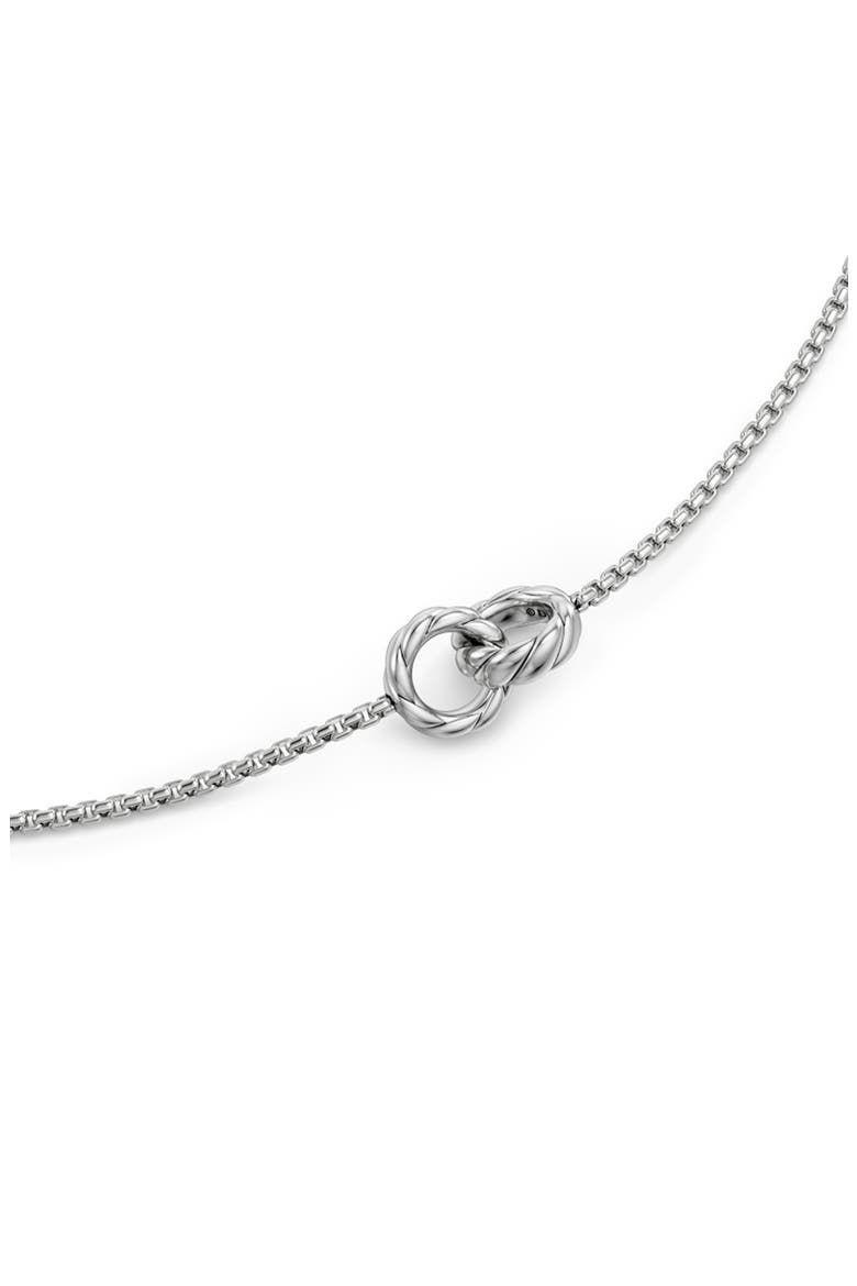 Sculpted Cable Linked Pendant Necklace, Alternate, color, SILVER