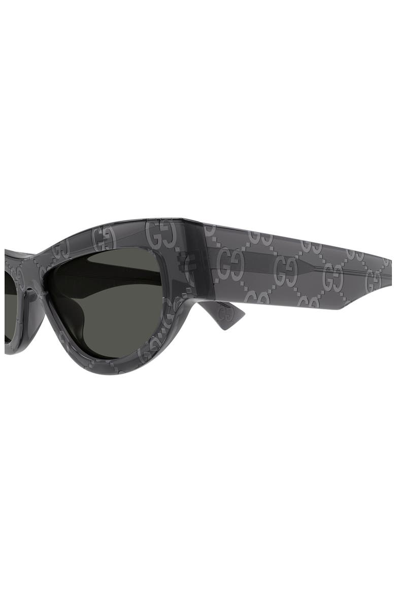 53mm Cat Eye Sunglasses, Alternate, color, GREY