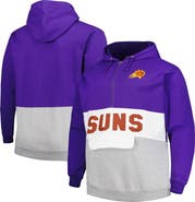 FANATICS Men's Fanatics Branded Purple Phoenix Suns Big & Tall Anorak Half-Zip Hoodie