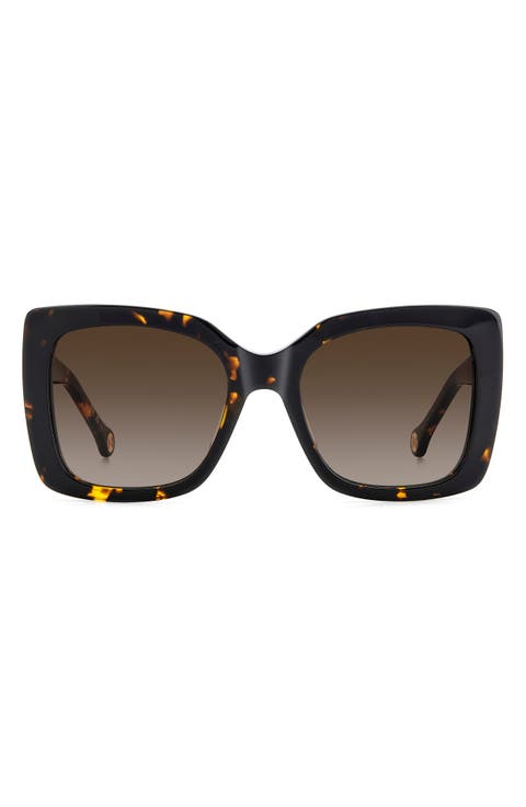 54mm Gradient Square Sunglasses