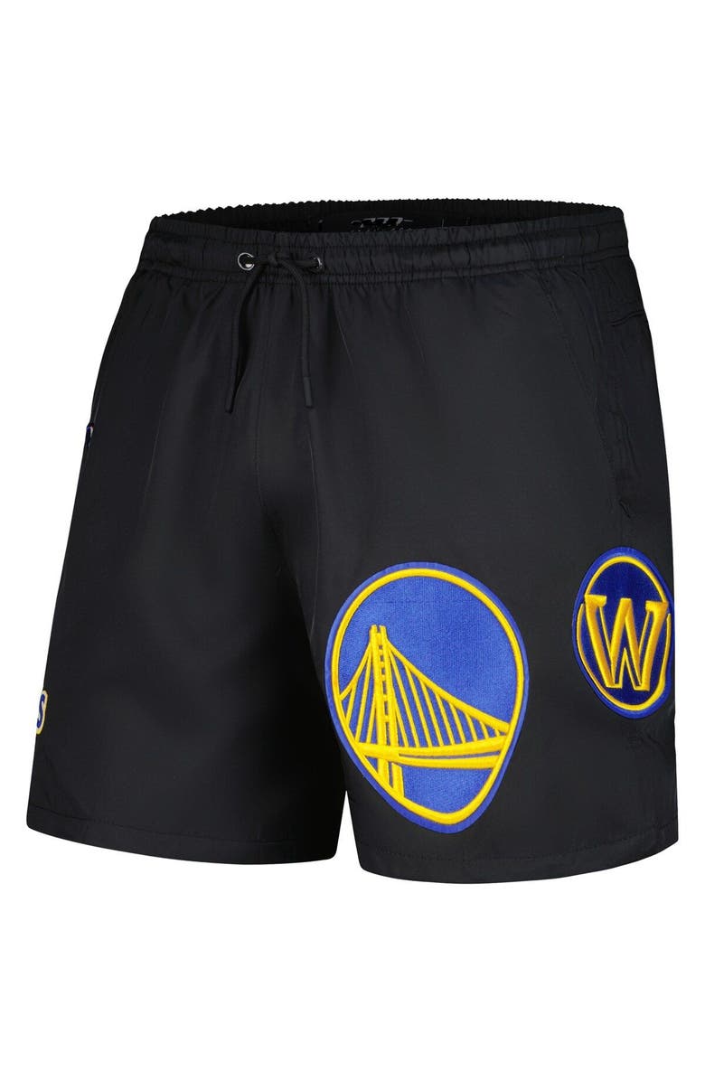 PRO STANDARD Men's Pro Standard Black Golden State Warriors Classics Woven Shorts, Alternate, color, Black