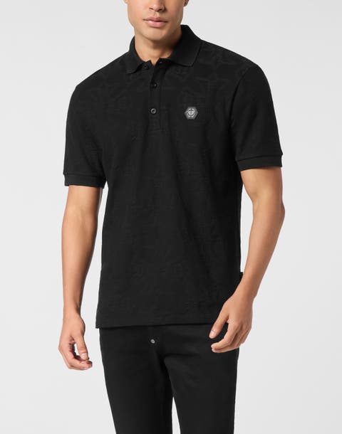 Polo T-Shirt Jacquard Crest Men